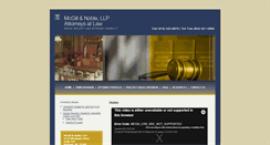 Desktop Screenshot of mcgillandnoble.net